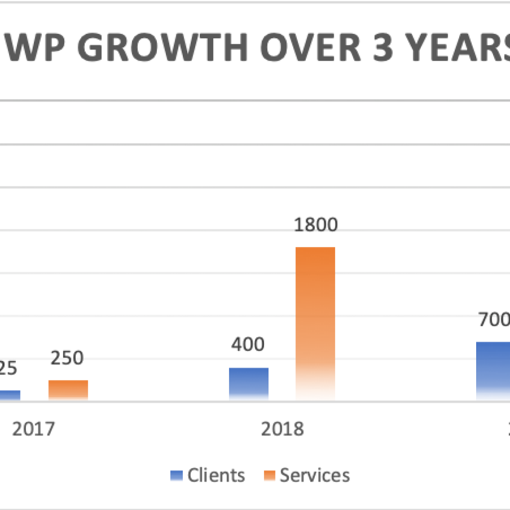 Joy Wellness Partners growth over the past 3 years